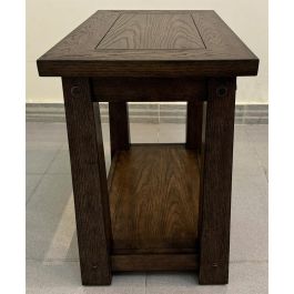Riverside Lakepoint Chairside Table in Oxford Oak 27512