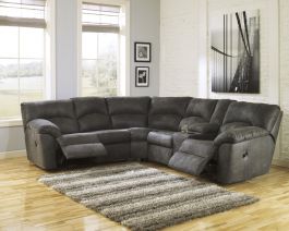 Tambo Reclining Sectional in Pewter