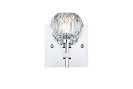 Elegant Graham 1 Light Wall Sconce in Chrome 
 3509W6C