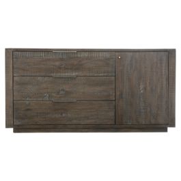 Bernhardt Logan Square Payson 3-Drawer Buffet in Sable Brown 303-134B