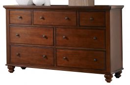 Aspenhome Cambridge Double Dresser in Brown Cherry ICB-454-BCH-5 EST SHIP TIME IS 2 WEEKS
