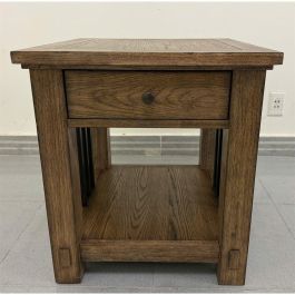 Riverside Windsor End Table in Brandy 48809