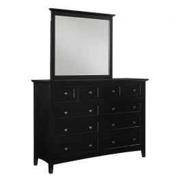 Modus Paragon 10 Drawer Dresser in Black