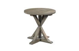 Hammary Hamilton Reclamation Round End Table in Natural 523-918 CLOSEOUT