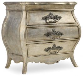 Hooker Furniture Sanctuary Nightstand in Silver 5413-90016