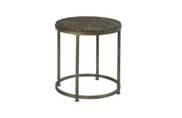 Hammary Hamilton Leone Round End Table 563-918 CLOSEOUT