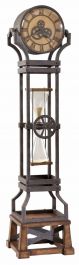 Howard Miller Hourglass Floor Clock in Aged Iron 615074 CODE:UNIV20 for 20% Off