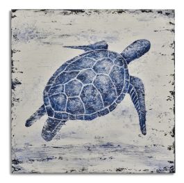 Bassett Mirror Sea Turtle in Wrapped Canvas 7300-552EC
