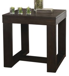 Watson Square End Table in Dark Brown T481-2 FedEx/UPS