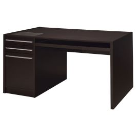 Coaster Halston 3-drawer Connect-it Office Desk Cappuccino in Cappuccino 800982