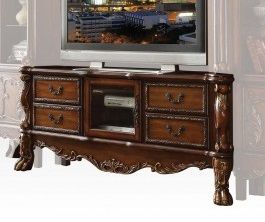 Acme Dresden TV Console in Cherry 91338 EST SHIP TIME APPX 4 WEEKS