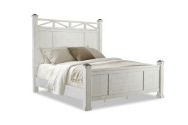 Legacy Classic Trisha Yearwood TY926 Coming Home Queen Poster Bed in Chalk