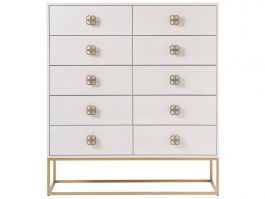 Universal Furniture Love Joy Bliss Peony Drawer Chest in Alabaster CODE:UNIV20 for 20% Off