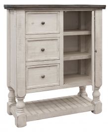 IFD Stone 3 Drawer Chest Antique White IFD4690CHT