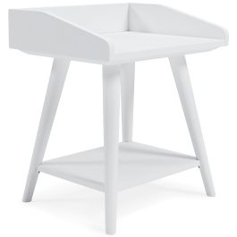 Blariden Accent Table in White A4000367 FedEx/UPS