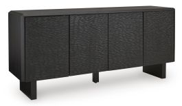 Farrelmore Accent Cabinet in Black A4000659