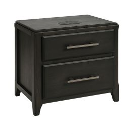 Avalon Furniture Tech Nightstand in Charcoal B00902 TS