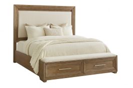 Avalon Furniture Queen Storage Bed in Charcoal