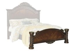 North Shore King Panel FOOTBOARD ONLY in Dark Wood B553-256 (ONLY 2 LEFT)