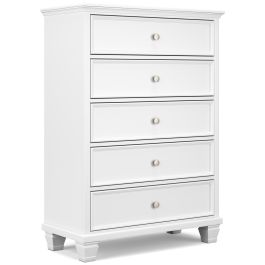 Fortman Chest of Drawers in White B680-46