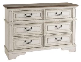 Realyn Youth Dresser in Chipped White B743-21