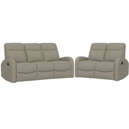 Emerald Home Benjamin - U7498 2pc Manual Living Room Set in Tan