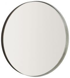 Bernhardt Logan Square Oakley Round Metal Mirror in Gray Mist 303-333 PROMO Code R35