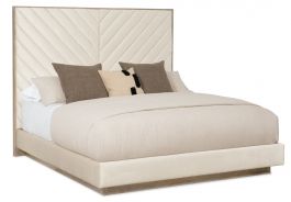 Caracole Furniture Classic Meet U In The Middle King Bed in Ash Driftwood