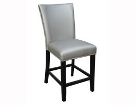 Steve Silver Camila Silver Counter Chair in Silver (Set of 2) CM420CCSN