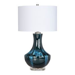Crestview Collection Maya Glazed Table Lamp CVAP2825 (1PC)