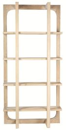 Bookshelf in Light White Wash DOV38001 CODE:UNIV20 for 20% Off