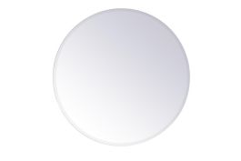 Elegant Gracin Round Mirror 36 In. in Clear MR401936