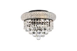 Elegant Primo 10 In. Black Flush Mount V1800F10BK/RC CLOSEOUT