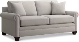 Bassett Furniture Carolina Fabric Panel Arm Studio Sofa 3887-52