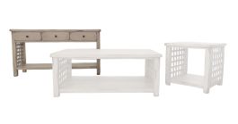 Split Nickel Darwin Sofa Table V-DARWIN-ST | COD33