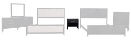 Split Nickel Delvey Nightstand V-DELVEY-NS | CODE17