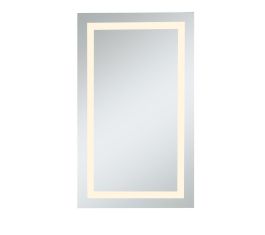 Elegant Led Hardwired Mirror Rectangle W24H40 Dimmable 3000K MRE-6014