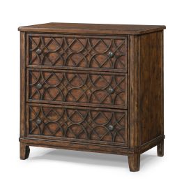 Legacy Classic Trisha Yearwood Home Bedside Chest in Deep Brown Coffee 920-675