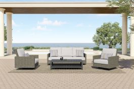 New Classic Bungalow Patio 3pc Outdoor Seating Set
