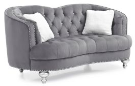 Glory Furniture G755 Loveseat in Gray G755-L