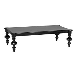 Noir Furniture Graff Coffee Table in Hand Rubbed Black GTAB138HB CODE:UNIV20 for 20% Off