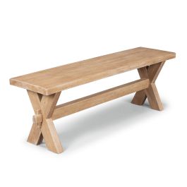 Homestyles Claire/Cambridge Dining Bench in Off-White 5170-29 FedEx/UPS