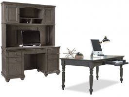 Emma Mason Signature Isabela 2-Piece Office Set in Peppercorn