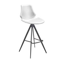 Bellini Kayla Bar Stool in White