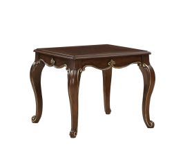 Massa Gallery Harden End Table in Brown L200-E