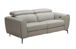 J&M Lorenzo Loveseat in Light Grey 18824-L PROMO