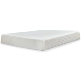 10 Inch Chime Memory Foam California King Mattress in a Box in White M69951 FedEx/UPS