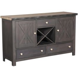 Urban Styles Orlando Server Smoke Gray/Cappuccino in 1874
