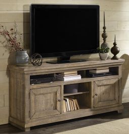 Progressive Furniture Willow 64 Inch Console in Weathered Gray P635E-64