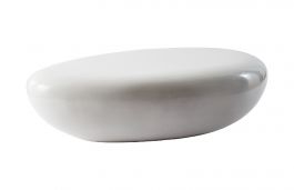 Phillips River Stone Large Coffee Table in White PH67484